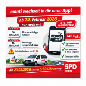 monti wechselt in die neue App rufmobil.nrw