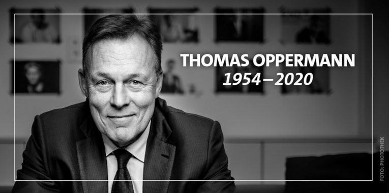 Wir trauern um Thomas Oppermann