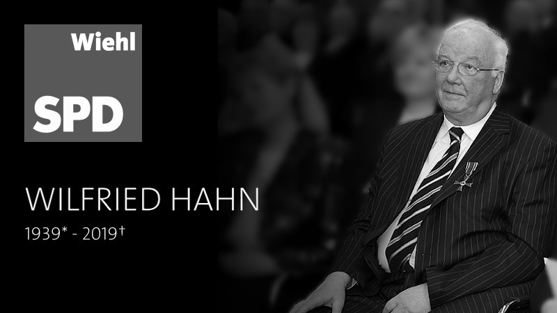 Die SPD Wiehl trauert um Wilfried Hahn